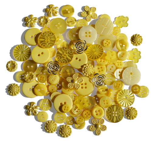 Buttons Galore Treasure Box-Citrus Splash - TBX-108