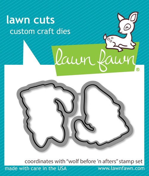 Lawn Cuts Custom Craft Die-Wolf Before 'n Afters LF3222 - 789554579865