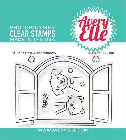 Avery Elle Clear Stamp Set-Peek-A-Boo Window AE2317 - 810083781495