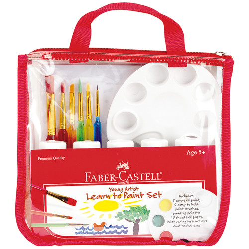 Faber-Castell Young Artist Learn To Paint Set- - 14519 - 092633702987