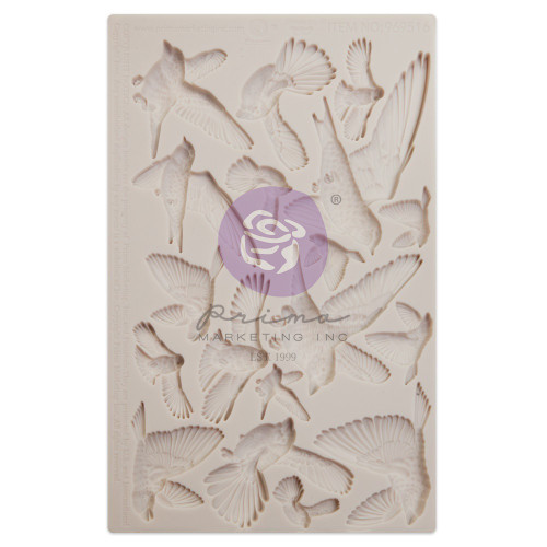 Finnabair Decor Moulds 5"X8"X8mm-Flocking Birds - 969516 - 655350969516