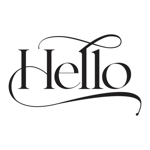 Spellbinders BetterPress Letterpress System Press Plates-Hello 1/Pkg - BP039