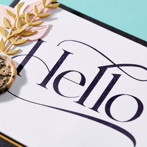 Spellbinders BetterPress Letterpress System Press Plates-Hello 1/Pkg - BP039 Spellbinders BetterPress Letterpress System Press Plates-Hello 1/Pkg - BP039