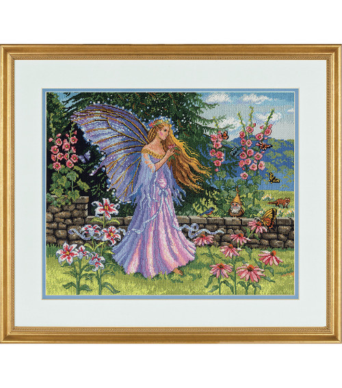 Dimensions Counted Cross Stitch Kit 14"X12"-Summer Fairy (16 Count) 70-35410