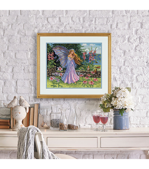 Dimensions Counted Cross Stitch Kit 14"X12"-Summer Fairy (16 Count) - 70-35410