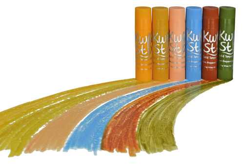 Kwik Stix Solid Tempera Paint Sticks 6/Pkg-Earth Tones TPG676