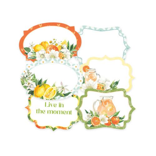 Fresh Lemonade Double-Sided Cardstock Tags 6/Pkg-#04 P13LEM24