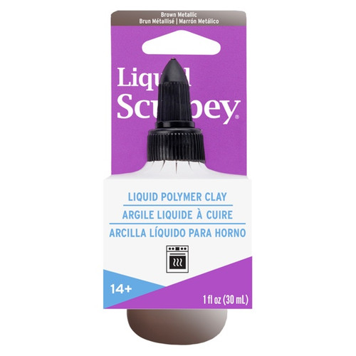 Sculpey Liquid 1oz-Brown Metallic ALS-3518 - 715891351802