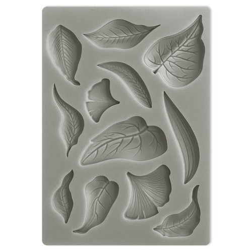 Stamperia Silicone Mould A6-Sunflower Art Leaves - KACM10 - 5993110028123