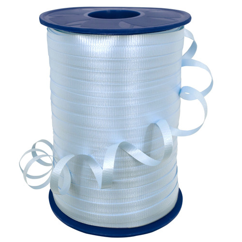 Morex Crimped Curling Ribbon .1875"X500yd-Light Blue 253/5-602