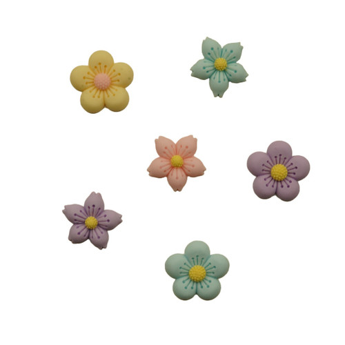 Buttons Galore Flatbackz Embellishments-Soft Petal - FBZ-118
