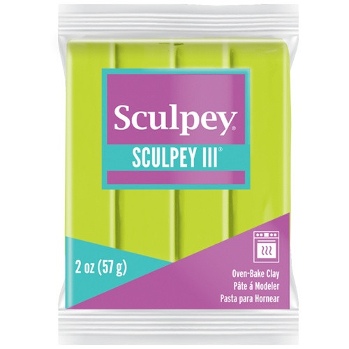 Sculpey III Oven-Bake Clay 2oz-Spring Green S302-570 - 715891570005