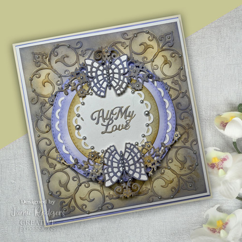 Creative Expressions Craft Dies By Jamie Rodgers-Wings Of WonderButterfly Swirl Corner CEDJR064