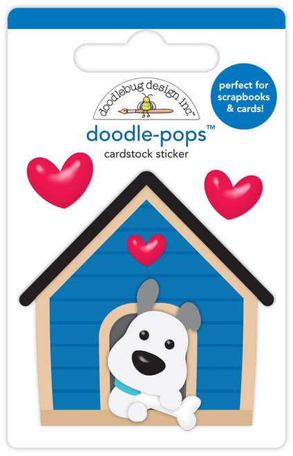 Doodlebug Doodle-Pops 3D Stickers-Happy Home DP7657 - 842715076570