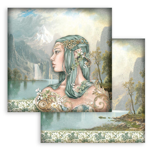 Stamperia Double-Sided Paper Pad 8"X8" 10/Pkg-Magic Forest, 10 Designs/1 Each SBBS78