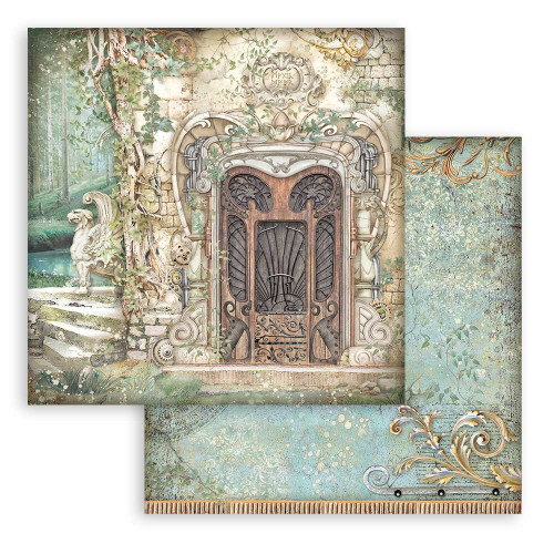 Stamperia Double-Sided Paper Pad 8"X8" 10/Pkg-Magic Forest, 10 Designs/1 Each SBBS78