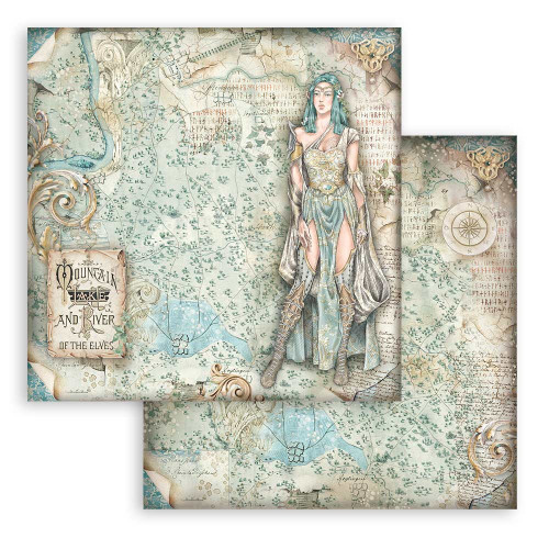 Stamperia Double-Sided Paper Pad 8"X8" 10/Pkg-Magic Forest, 10 Designs/1 Each SBBS78