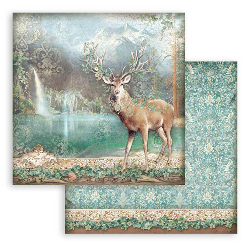 Stamperia Double-Sided Paper Pad 8"X8" 10/Pkg-Magic Forest, 10 Designs/1 Each SBBS78