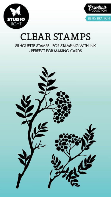 Studio Light Essentials Clear Stamp-Nr. 494, Berry Branch - SSAMP494 - 8713943144008