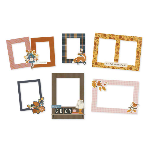 Acorn Lane Chipboard Frames-6/Pkg AL21024