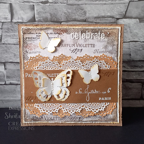 Creative Expressions Craft Dies By Sam Poole-Shabby BasicsButterflies CEDSP011