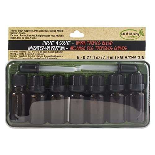 Life Of The Party Invent-A-Scent Fragrance Assortment 6/Pkg-Warm Tropics - 51068 - 649979510686