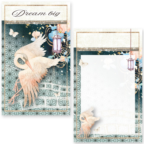 Moon Bunny Journal Card Pack 20/Pkg-4 Designs/5 Each MP-61247