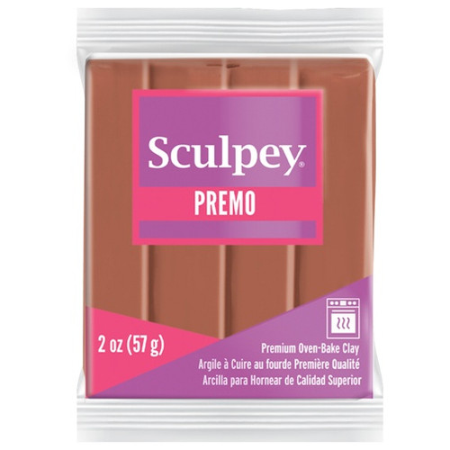 Sculpey Premo Polymer Clay 2oz-Terra Cotta - PE02-5533 - 715891553305