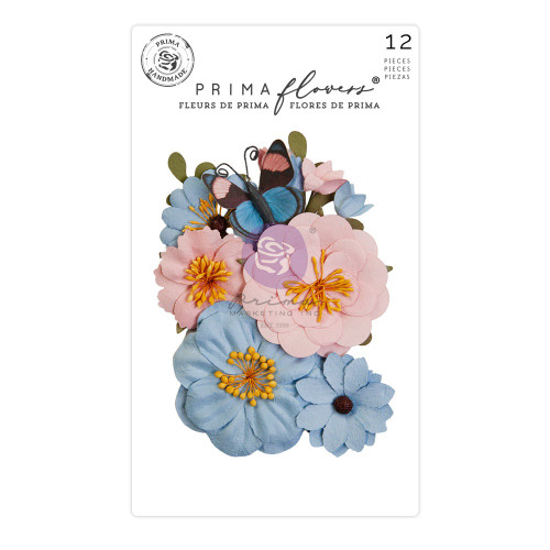 Prima Marketing Mulberry Paper Flowers-Traced Memories/Spring Abstract P663223 - 655350663223