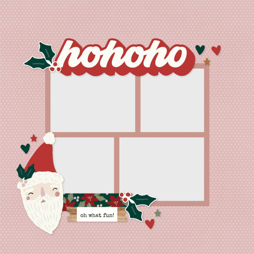 Simple Stories Simple Pages Page Pieces-Boho Christmas SSSPPP-20630
