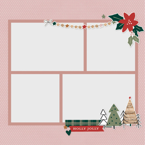 Simple Stories Simple Pages Page Pieces-Boho Christmas SSSPPP-20630