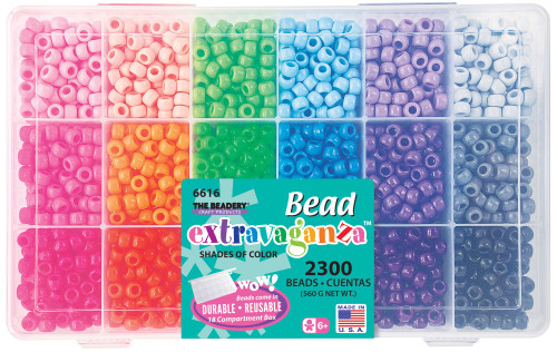 The Beadery 18 Compartment Bead Box-Shades Of Color 18CTBBOX-6616 - 045155904667