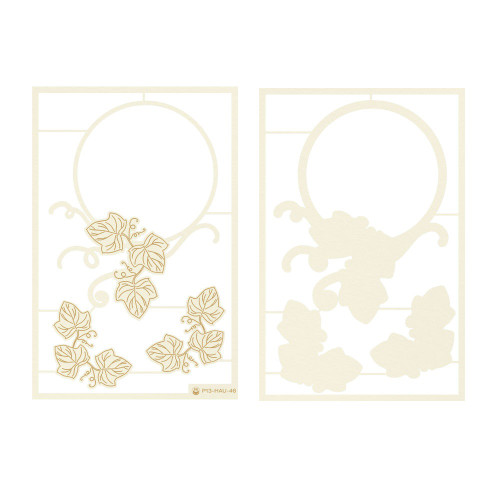 Hello Autumn Light Chipboard Embellishments 4"X6" 2/PkgP13HAU46
