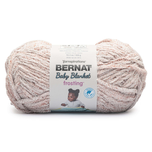 Bernat Baby Blanket Frosting Yarn-Cozy Rosie - 161161-61001 - 057355524613