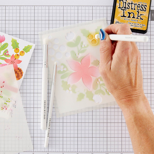 Spellbinders Mini Blending Brush Set-From Card Shoppe Essentials - T045 Spellbinders Mini Blending Brush Set-From Card Shoppe Essentials - T045