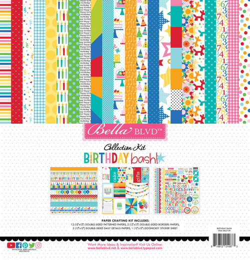 Bella Blvd Collection Kit 12"X12"-Birthday Bash BB2739 - 819812014873