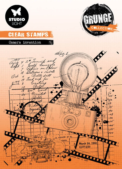 Studio Light Grunge Clear Stamps-Nr. 514, Camera Invention SSAMP514 - 8713943145128