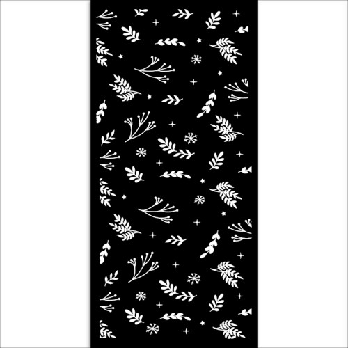 Stamperia Stencil 4.72"X9.84"-Leaves And Little Branches KSTDL85 - 5993110028871