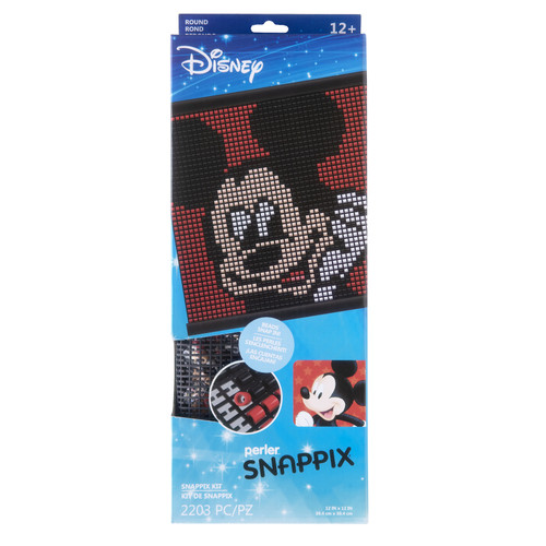 Perler Snappix Kit 12"X12"-Disney Mickey Mouse 8057011 - 048533570119