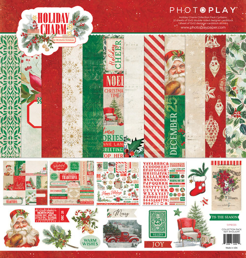 PhotoPlay Collection Pack 12"X12"-Holiday Charm HOL4299 - 709388342992