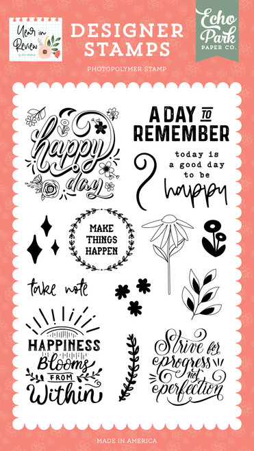 Echo Park Stamps-Make Things Happen, Year In Review - IR337046 - 691835262512 Echo Park Stamps-Make Things Happen, Year In Review - IR337046 - 691835262512
