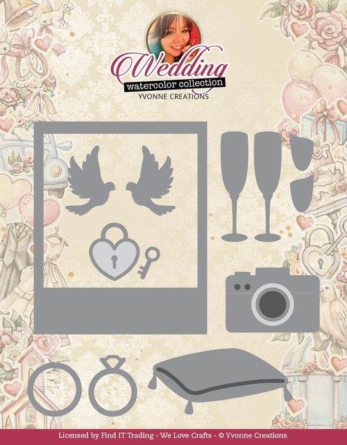 Find It Trading Yvonne Creations Die-Wedding Wedding Accessories YCD10311 - 8718715126602