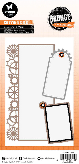 Studio Light Cutting Die-Nr. 696, Slimline & tags - LGRCD696 Studio Light Cutting Die-Nr. 696, Slimline & tags - LGRCD696