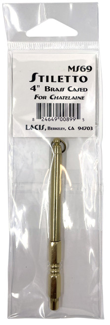 Lacis Brass Cased Stiletto 4"- - MS69 - 824649008995 Lacis Brass Cased Stiletto 4"- - MS69 - 824649008995