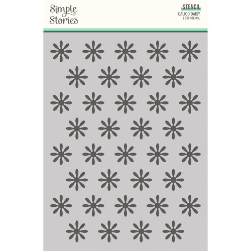 What's Cookin'? Stencil 6"X8"-Calico Daisy - WC21129 - 810112385854