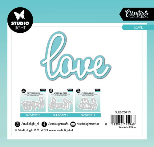 Studio Light Essentials Cutting Die-Nr. 713, Love - LESCD713