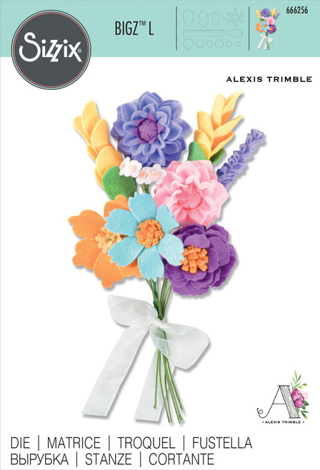 Sizzix Bigz Large Dies By Alexis Trimble-All In Bloom 666256 - 630454284390