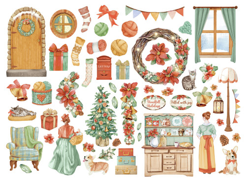 Stamperia Die-Cuts-All Around Christmas - DFLDC83