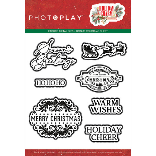PhotoPlay Etched Die-Holiday Charms - HOL4311 - 709388343111 PhotoPlay Etched Die-Holiday Charms - HOL4311 - 709388343111