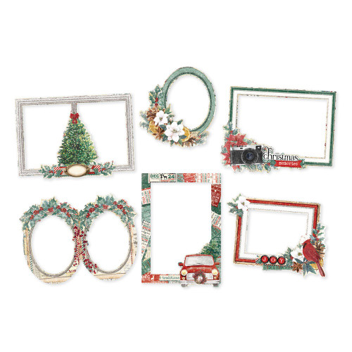 Simple Vintage 'Tis The Season Chipboard FramesSVS20726